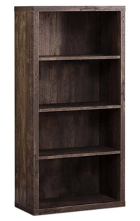 Bibliothèque Slade de 23,75 po à 4 tablettes - brune