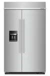 Réfrigérateur KitchenAid de 29,4 pi³ et de 48 po à compartiments juxtaposés - acier inoxydable avec fini PrintShieldMC - KBSD708MPS