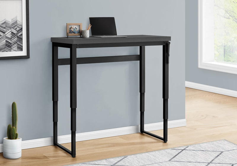 Bureau Kai de 47,25 po à hauteur réglable - gris