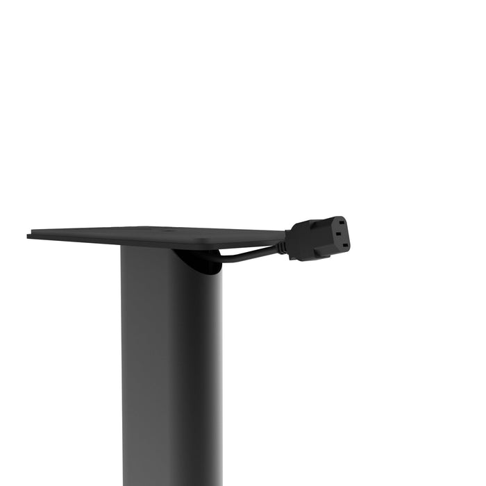Support sur pied pour haut-parleur étagère Kanto SP32PL de 32 po de hauteur avec gestion des câbles