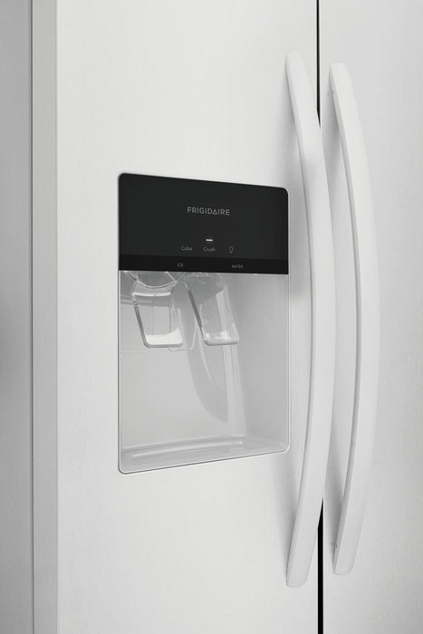 Réfrigérateur Frigidaire de 22,3 pi³ et de 33 po de profondeur standard à compartiments juxtaposés - blanc - FRSS2323AW