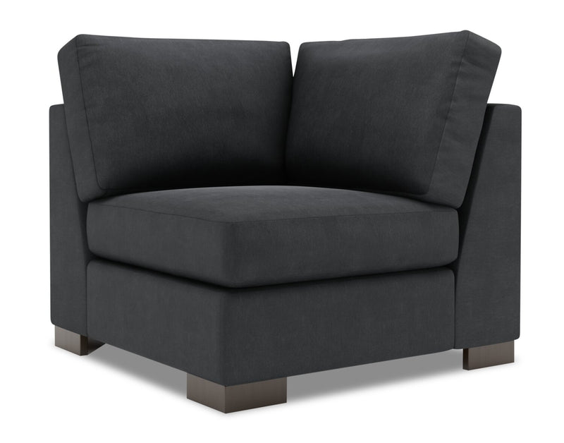 Fauteuil carré en coin Track de la collection Sofa Lab - Pax Pepper