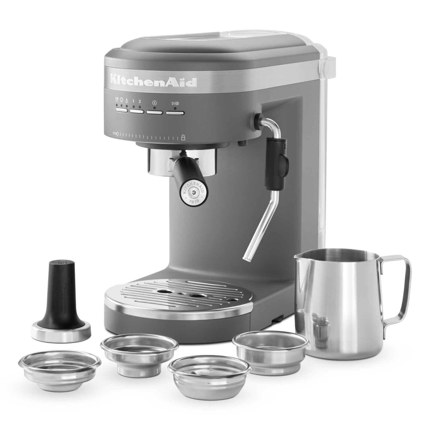 Machine à espresso semiautomatique KitchenAid KES6403DG Brick