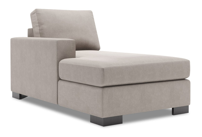 Fauteuil long de droite Track de la collection Sofa Lab - Pax Slate