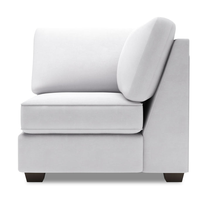 Fauteuil carré en coin Roll de la collection Sofa Lab - Pax Ice