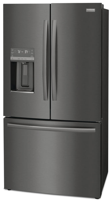 Réfrigérateur Frigidaire Gallery de 22,6 pi³ et de 36 po de profondeur comptoir à portes françaises - acier inoxydable noir Smudge-ProofMD - GRFC2353AD