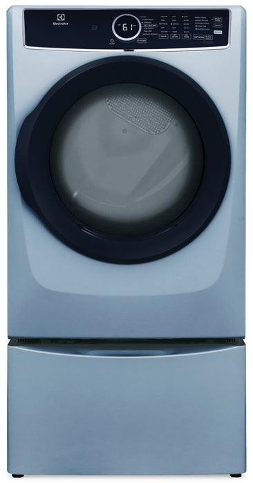Sécheuse à gaz Electrolux de 8 pi³ avec vapeur - bleu glacier - superposable - ELFG7437AG