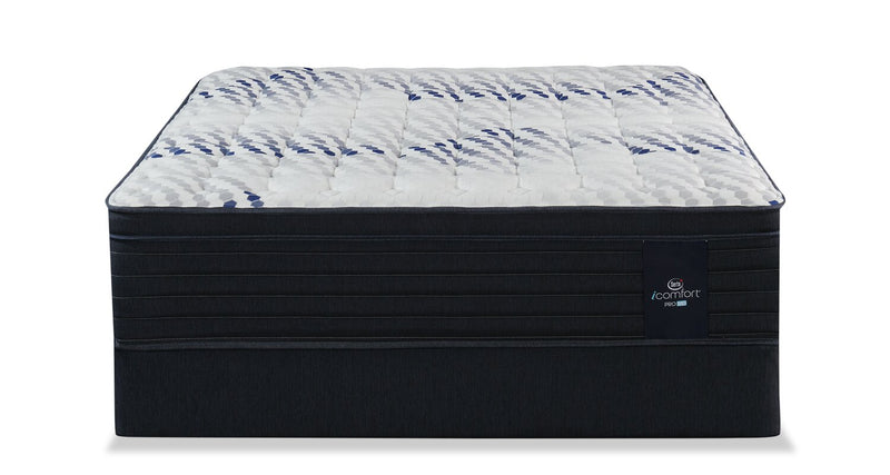 Ensemble matelas à Euro-plateau ProHD Vanguard 2.0 Hybrid iComfortMD de Serta pour lit simple