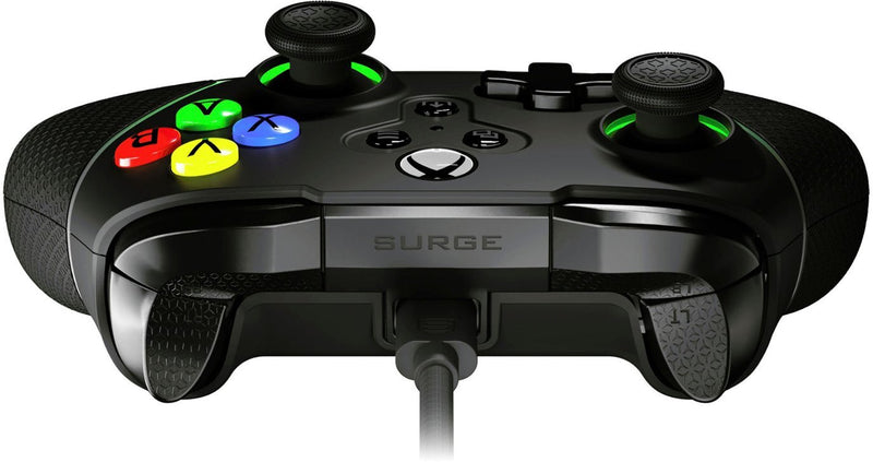 Manette câblée One Surge Livewire Microwatt Junior pour consoles Xbox One et Xbox de séries X et S 
