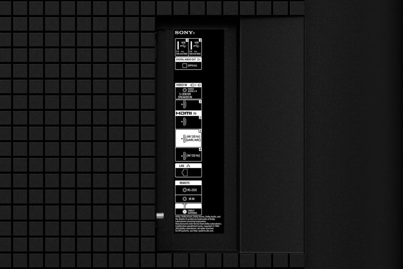  Téléviseur DEL Bravia XR de SONY UHD 4K de 75 po à 120 Hz à matrice complète avec HDR
