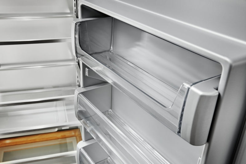 Réfrigérateur KitchenAid de 25 pi³ et de 42 po à compartiments juxtaposés - acier inoxydable - KBSD702MSS