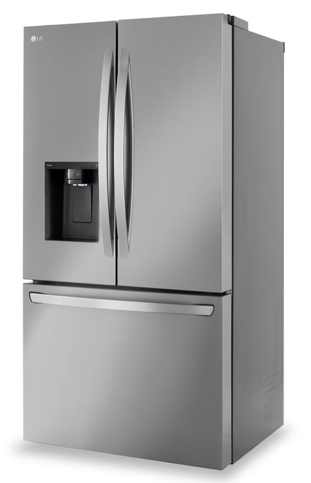Réfrigérateur LG de 31 pi³ et de 36 po à portes françaises de profondeur standard MAXMC - acier inoxydable Smudge-ProofMD - LRFXS3106S
