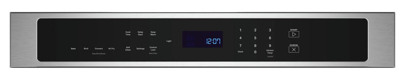 Four mural simple électrique Maytag de 5 pi³ et de 30 po avec convection véritable - acier inoxydable résistant aux traces de doigts - MOES6030LZ