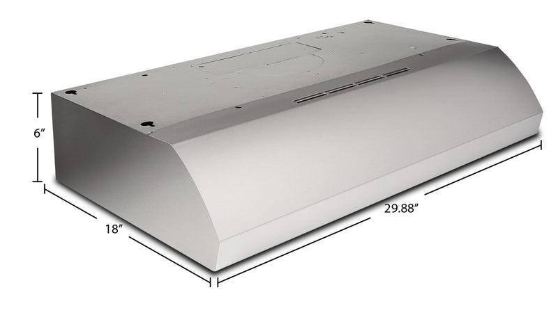 Hotte de cuisinière sous l'armoire Broan de 30 po convertible de 4 façons - BXT130SSC