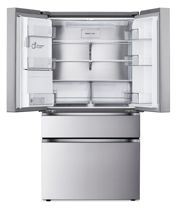 Réfrigérateur LG de 29 pi³ et de 36 po à portes françaises - acier inoxydable Smudge-ProofMD - LF29S8330S