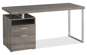 Bureau Heather réglable - taupe foncé