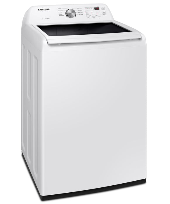 Laveuse haute efficacité Samsung à chargement par le haut de 5,2 pi³ - blanche - WA45T3200AW/A4