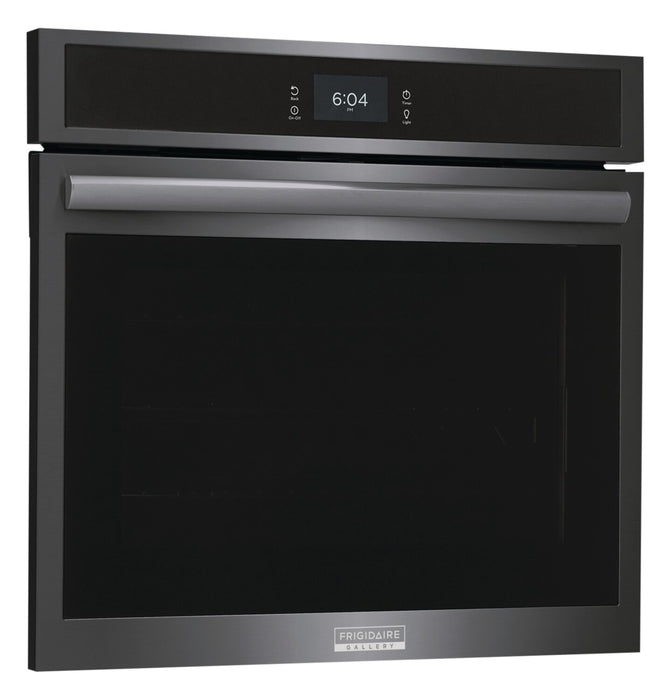 Four mural simple électrique Frigidaire Gallery de 5,3 pi³ et de 30 po avec convection totale - acier inoxydable noir Smudge-ProofMD - GCWS3067AD