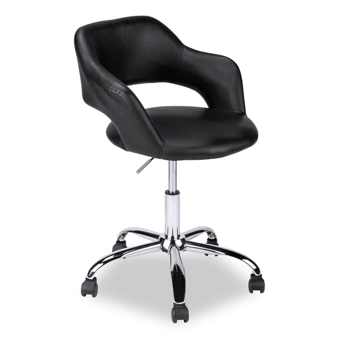 Chaise de bureau Graeme de 22,5 po - noire 