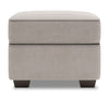 Pouf personnalisable Roll de Sofa Lab de 24 po fabriqué au Canada en tissu d’apparence lin - gris Pax Slate