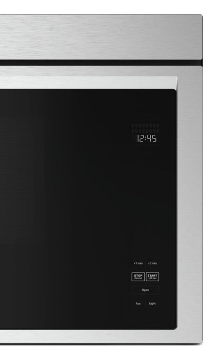 Four à micro-ondes à hotte intégrée Maytag de 1,1 pi³ à installation affleurée avec cuisson à 900 W - acier inoxydable résistant aux traces de doigts - YMMMF6030PZ