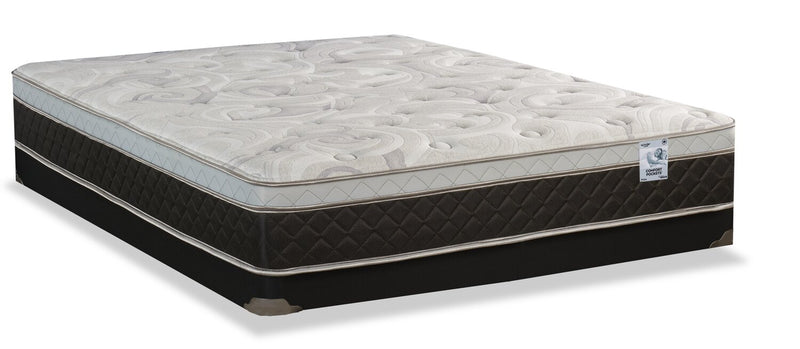 Ensemble matelas à Euro-plateau à profil bas Pisa II de Springwall pour lit simple