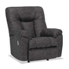 Fauteuil berçant à inclinaison électrique Design à mon image de 35,5 po en tissu d’apparence cuir - gris ardoise Ranger