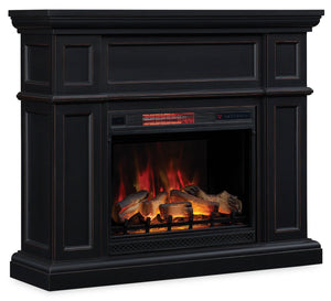Shelby Electric Fireplace – Black | Foyer électrique Shelby - Noir | SHELBPKG