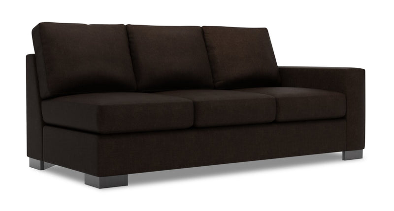 Sofa de droite Track de la collection Sofa Lab - Luxury Chocolate