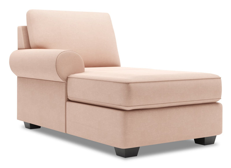 Fauteuil long de droite Roll de la collection Sofa Lab - Pax Rose