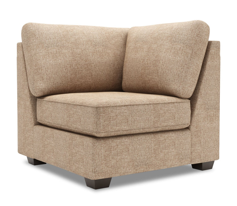 Fauteuil carré en coin Roll de la collection Sofa Lab - Luxury Taupe