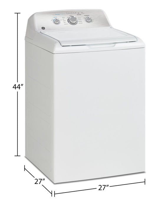 Laveuse GE à chargement par le haut de 4,4 pi³ avec agitateur et cycle SaniFresh - GTW331BMRWS