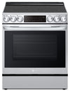 Cuisinière intelligente électrique LG de 6,3 pi³ avec friture à air et convection ProBake ConvectionMD - acier inoxydable Smudge-ProofMD - LSEL6335F