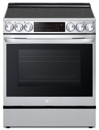  Cuisinière intelligente électrique LG de 6,3 pi³ avec friture à air et convection ProBake Convection…