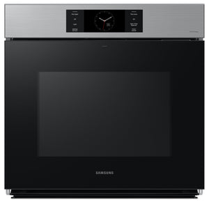 Four mural simple électrique Samsung de 5,1 pi³ et de 30 po avec caméra AI Pro CookingMC et Air Sous Vide - acier inoxydable - NV51CG700SSRAA