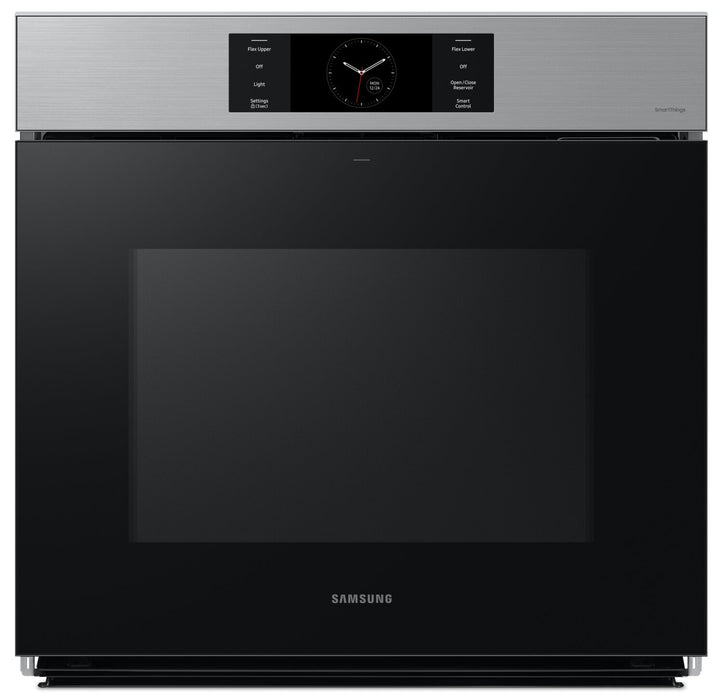 Four mural simple électrique Samsung de 5,1 pi³ et de 30 po avec caméra AI Pro CookingMC et Air Sous Vide - acier inoxydable - NV51CG700SSRAA