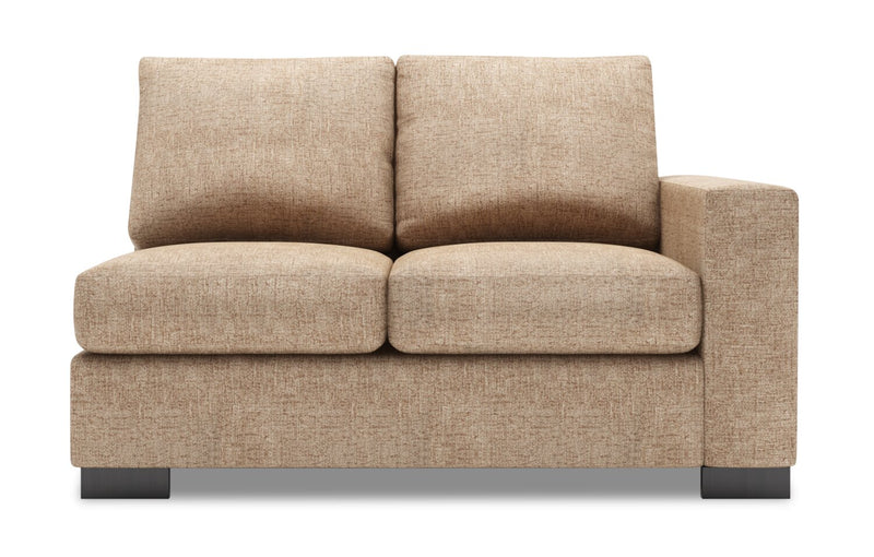 Causeuse de droite Track de la collection Sofa Lab - Luxury Taupe