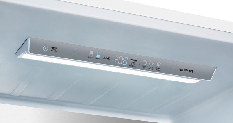 Réfrigérateur Hisense de 14,7 pi³ et de 27,7 po à congélateur inférieur - blanc - RB15A2CWE