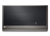  Four à micro-ondes à hotte intégrée LG de 2,1 pi³ avec ExtendaVentMC et cuisson par capteur - acier …