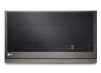 Four à micro-ondes à hotte intégrée LG de 2,1 pi³ avec ExtendaVentMC et cuisson par capteur - acier …