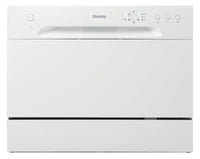  Lave-vaisselle Danby de 21,7 po et de 52 dBA avec commandes à l'avant - blanc - DDW621WDB