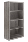 Bibliothèque Slade de 23,75 po à 4 tablettes - taupe foncé