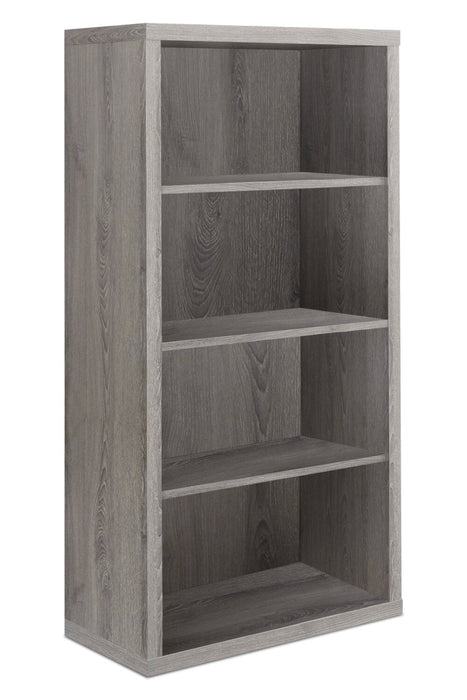Bibliothèque Slade de 23,75 po à 4 tablettes - taupe foncé