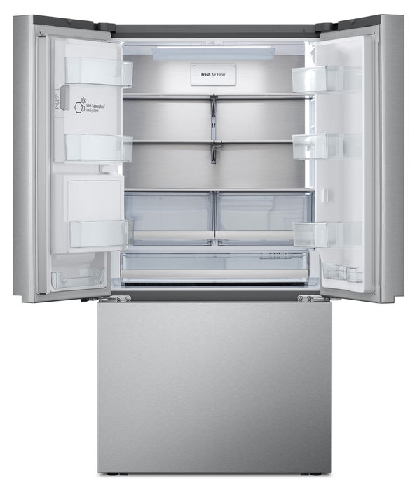 Réfrigérateur LG de 31 pi³ et de 36 po à portes françaises de profondeur standard MAXMC - acier inoxydable Smudge-ProofMD - LRYXS3106S