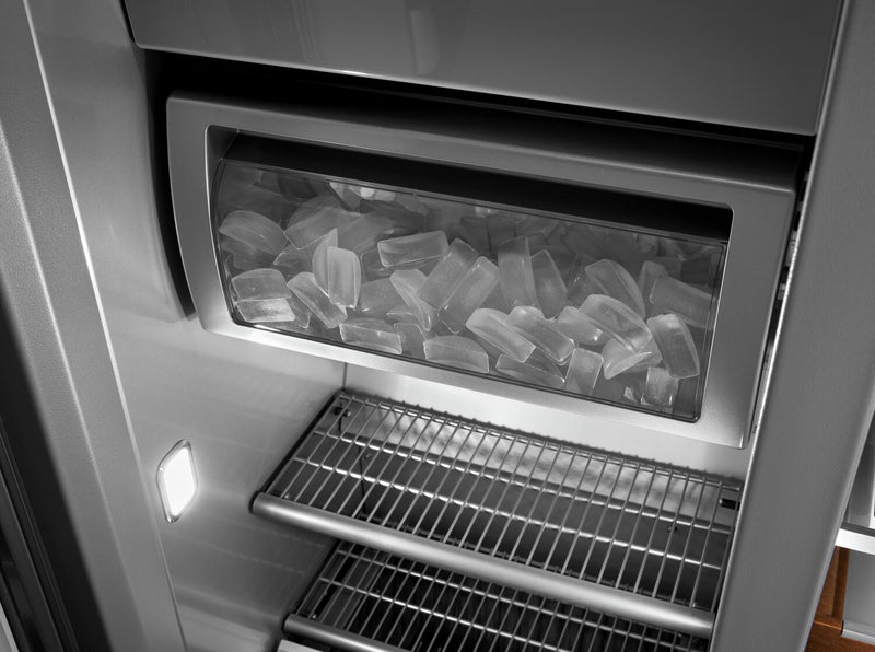 Réfrigérateur KitchenAid de 25,5 pi³ et de 42 po à compartiments juxtaposés - panneau personnalisable - KBSN702MPA