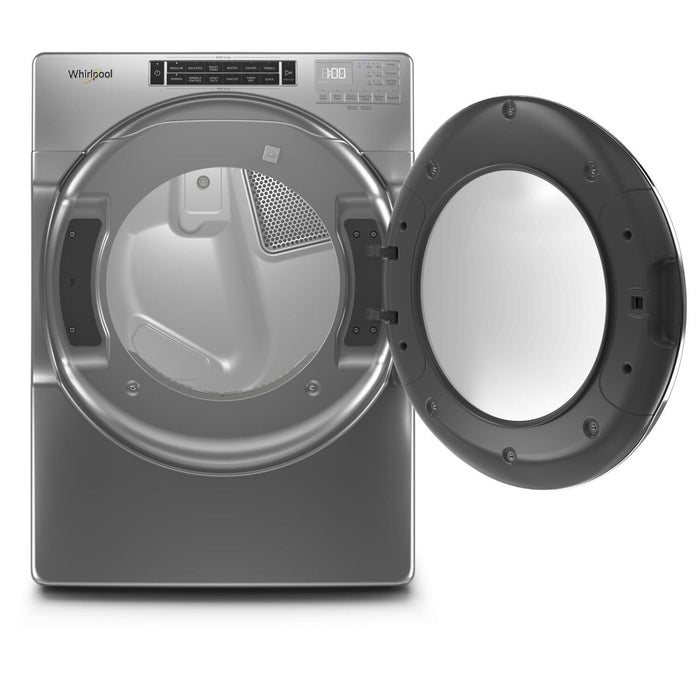Sécheuse à gaz à la vapeur Whirlpool de 7,4 pi³ - ombre chrome - superposable - WGD8620HC