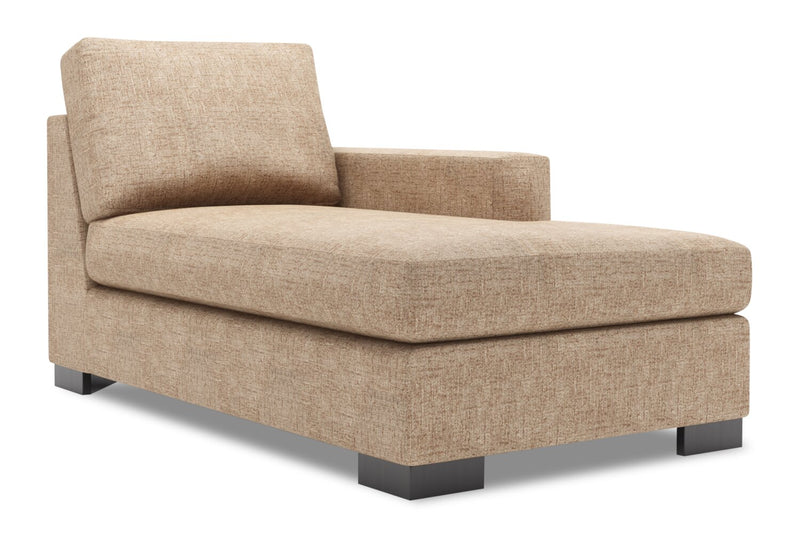 Fauteuil long de gauche Track de la collection Sofa Lab - Luxury Taupe