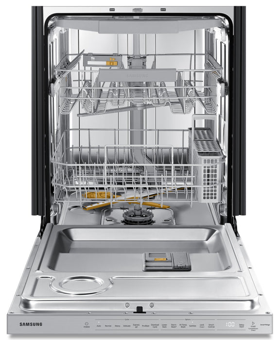 Lave-vaisselle encastré Samsung à 44 dBA de 24 po avec commandes sur le dessus et 3e panier - DW80B6060US/AC