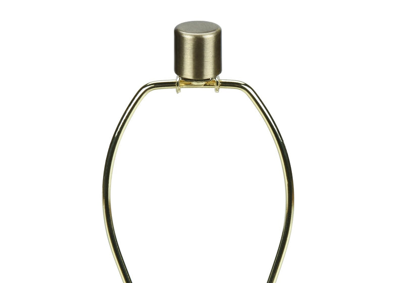 Lampe de table de 20 po béton beige avec abat-jour lin