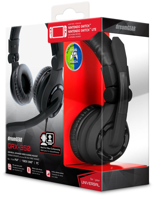 Casque d'écoute universel câblé pour le jeu DreamGEAR